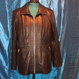 Calvin Klein leather jacket